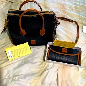 Dooney and Buorke satchel crossbody bag/wallet